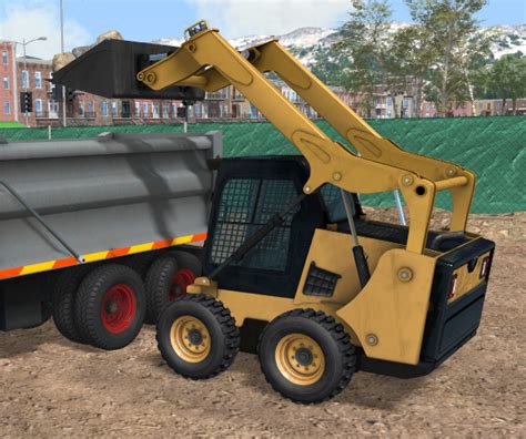 cad skid steer simulator|skid steer games.